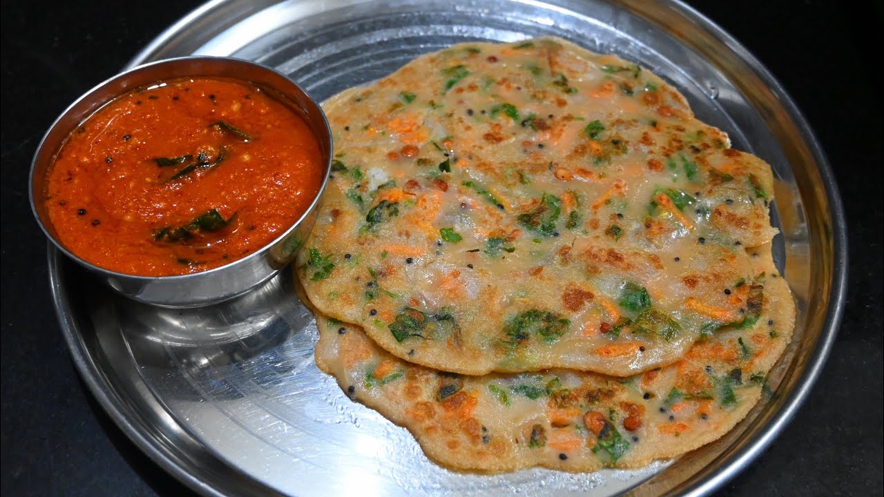 சூப்பரானா கோதுமை தோசையும், டேஸ்டான வெங்காயம் இல்லாத கார சட்னியும் | Wheat Dosa & Tomato Chutney