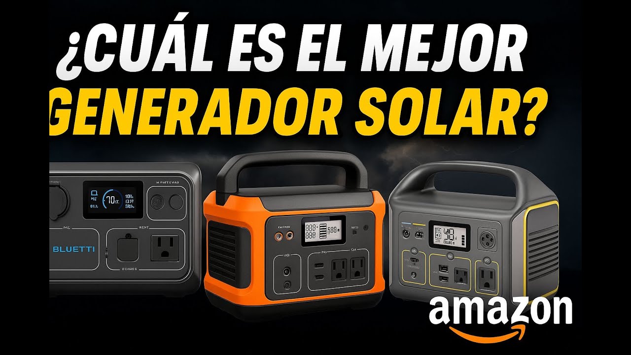 &iquest;Cu&aacute;l es el Mejor Generador Solar Port&aacute;til? 🔋 Comparativa HONESTA de 3 Top Ventas en Amazon