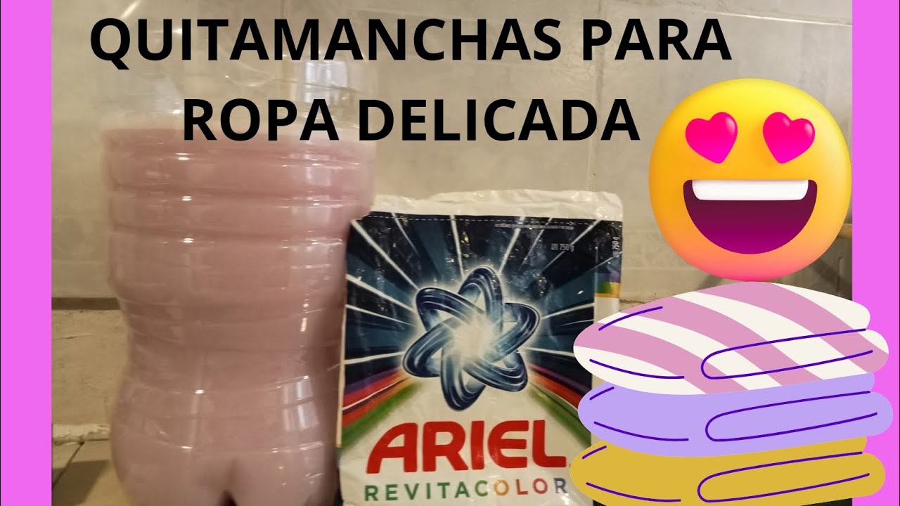Jabón quitamanchas económico y rendidor para lavadora automática 👍