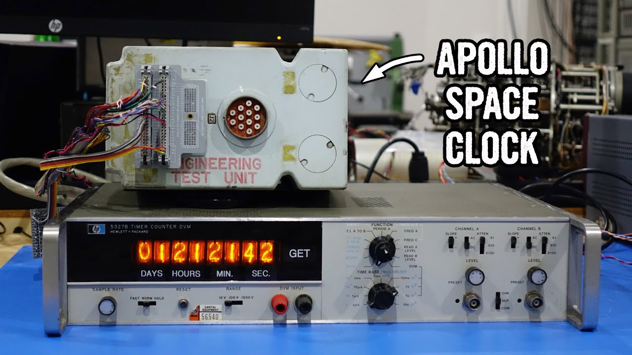 Apollo Comms Part 25: Apollo-HP Nixie Space Clock
