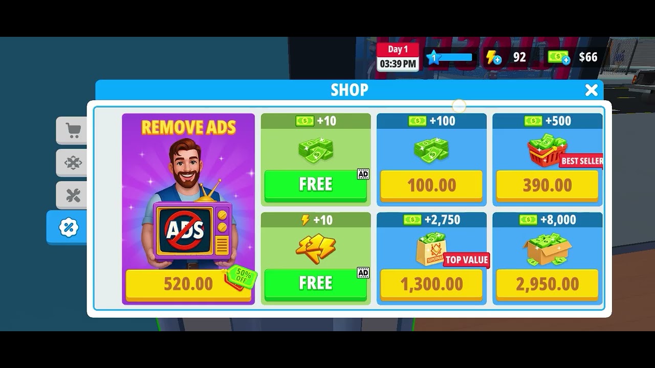Today game play my supermarket ♥️
