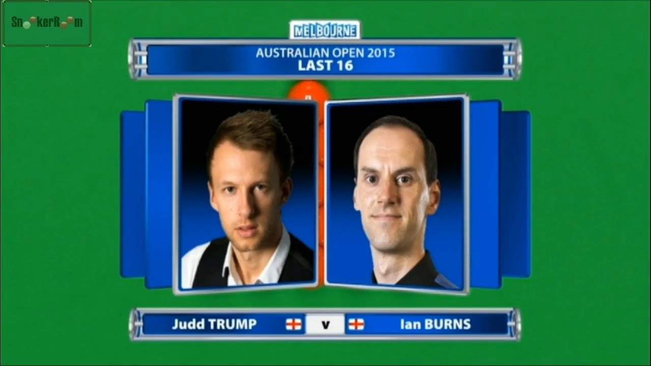 2015 Australian Open Snooker | Judd Trump vs Ian Burns | Last 16 | Very Good Match