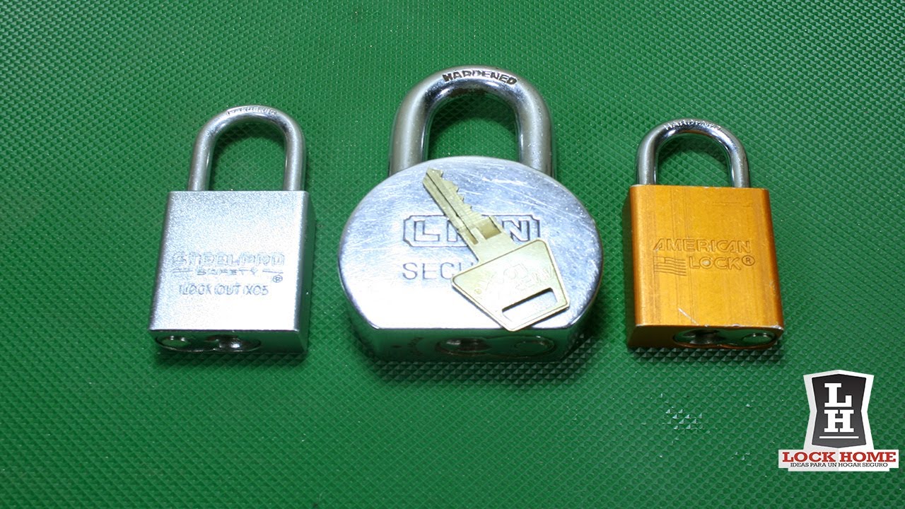 Como igualar una llave para tres candados diferentes