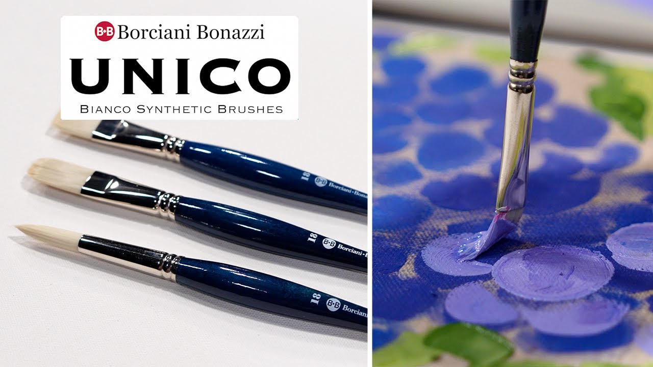 Borciani Bonazzi UNICO Bianco Synthetic Brushes