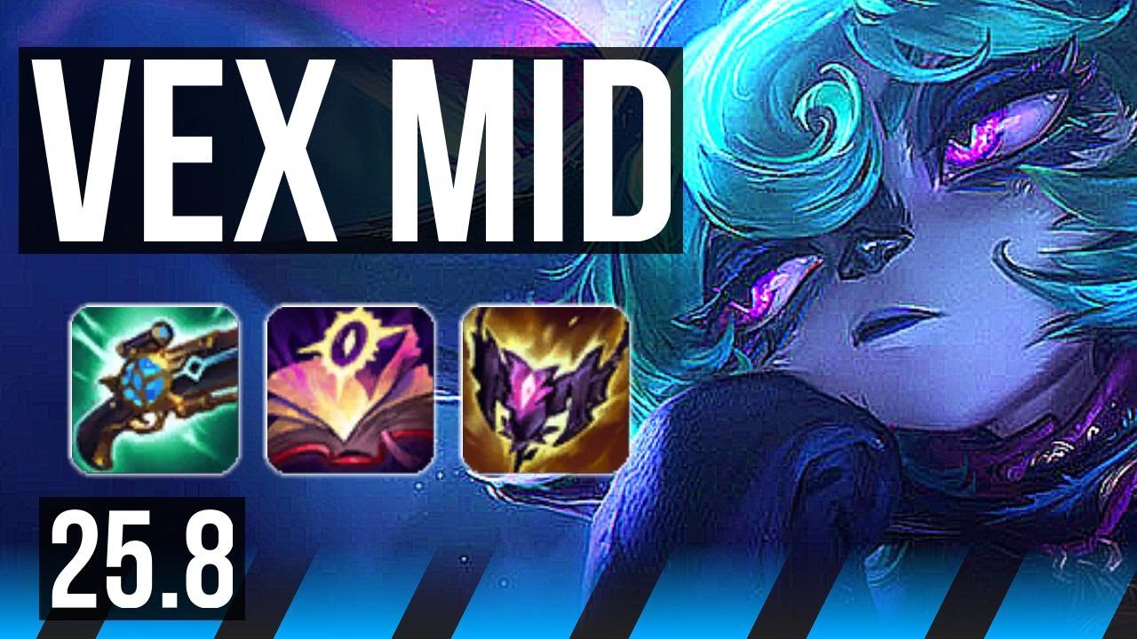 VEX vs YASUO (MID) | 12/1/10, Legendary | KR Grandmaster | 25.8