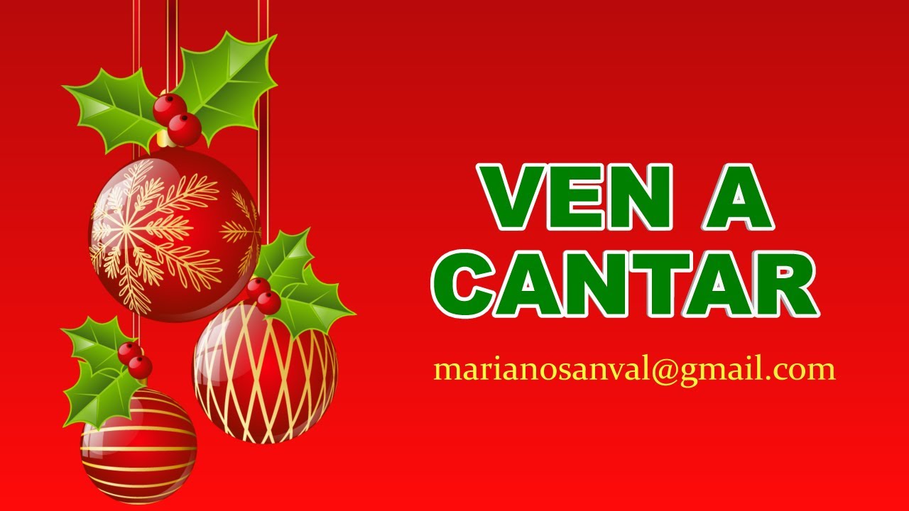 VEN A CANTAR (VERSIÓN KARAOKE INSTRUMENTAL)