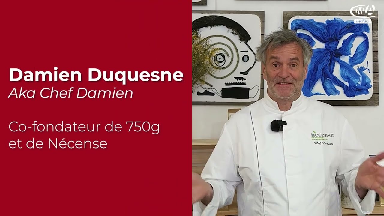 Damien Duquesne, alias Chef Damien. Co-fondateur de 750g et de Nécense.