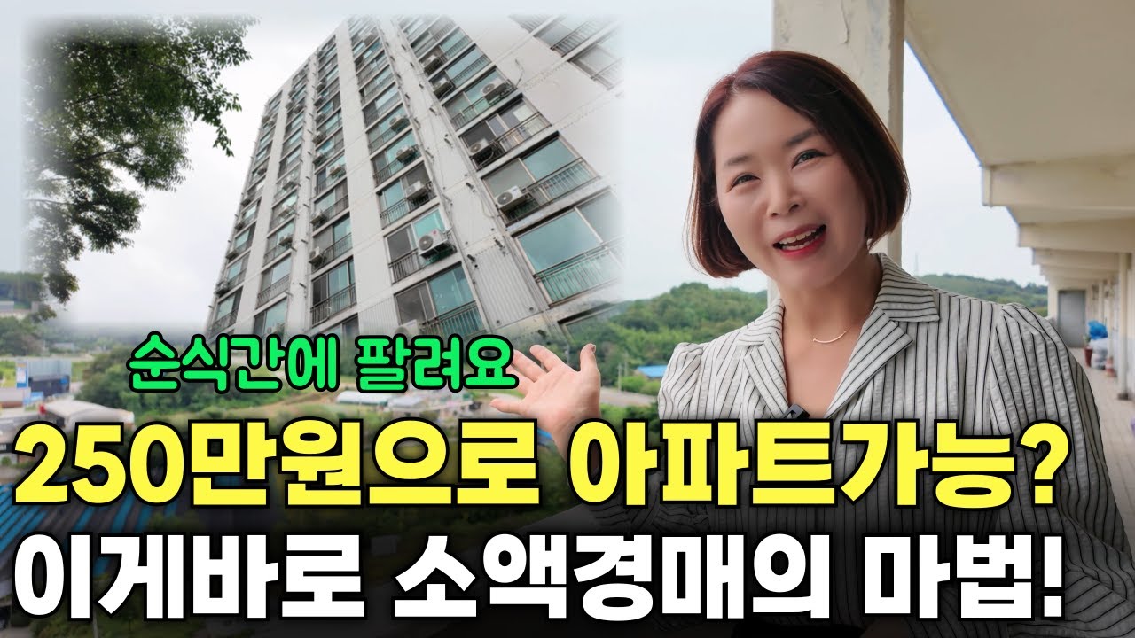 250만원으로 무려 아파트 입찰?? 소액경매의 마법이면 가능합니다