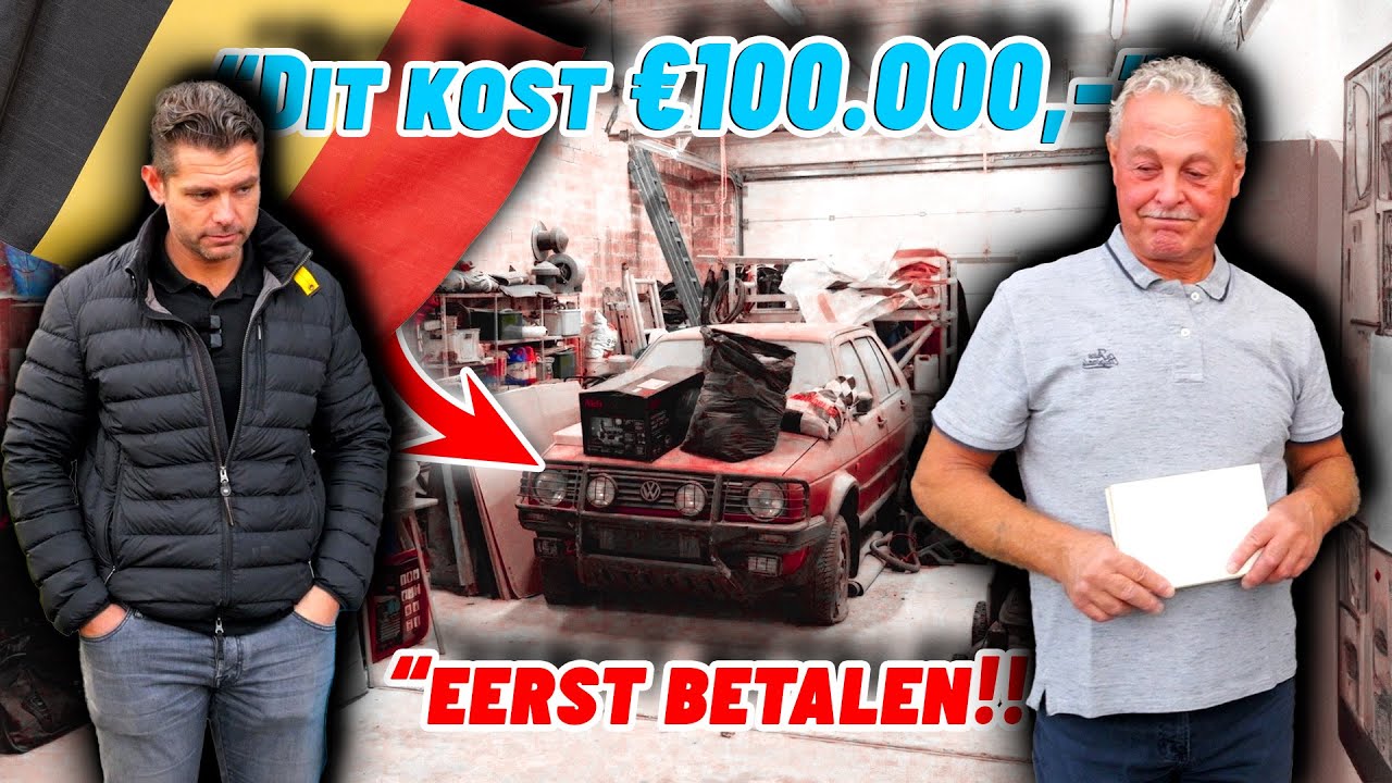 Rijke belg opent garagedeuren na 20 jaar !!
