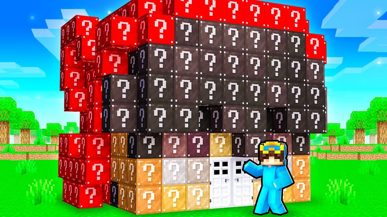 Битва домов Нико против Кэша LUCKY BLOCK!