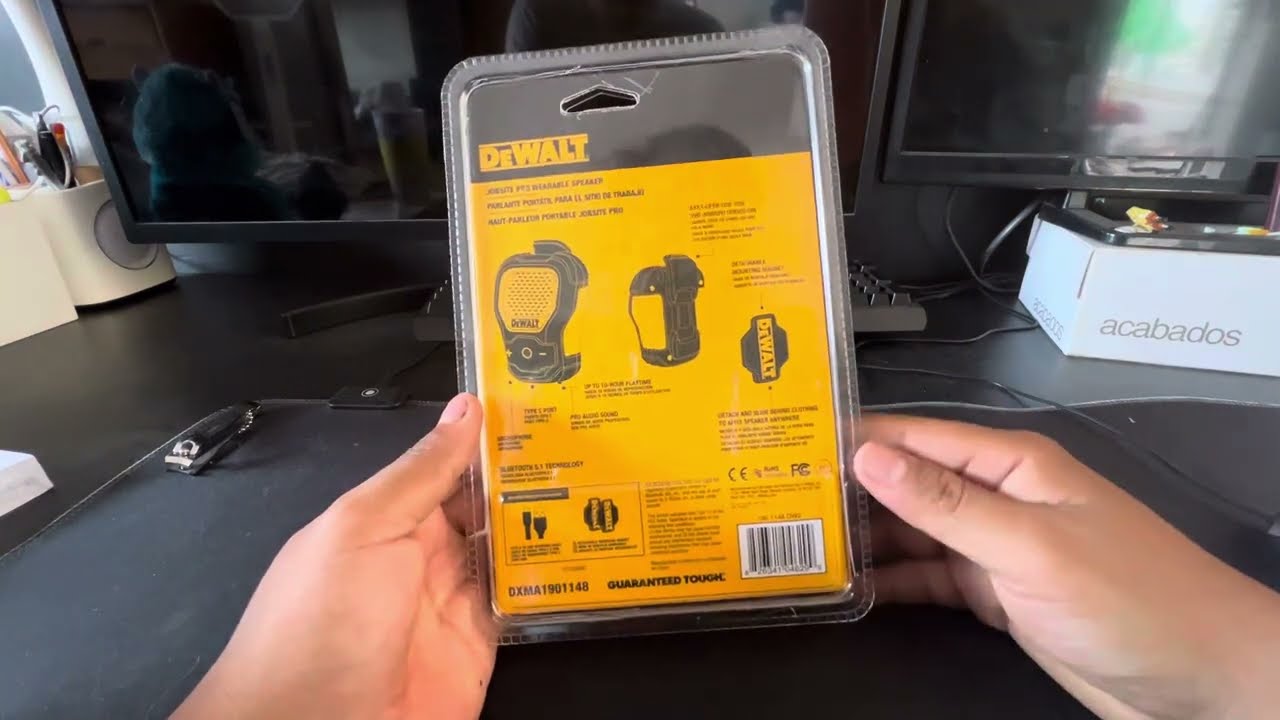 Revisión unboxing bocina inalámbrica DeWalt bluetooth