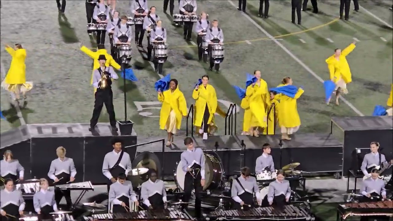 Ankeny Centennial High School Marching Band.  Lights, Camera, Action! October 25, 2024