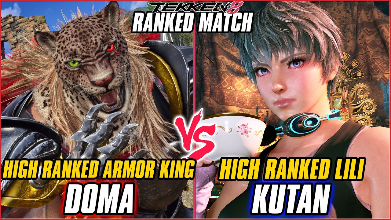 TEKKEN 8 ▰ DOMA ( Armor King ) vs KUTAN ( Lili ) ▰ TEKKEN 8 RANKED GAMEPLAY