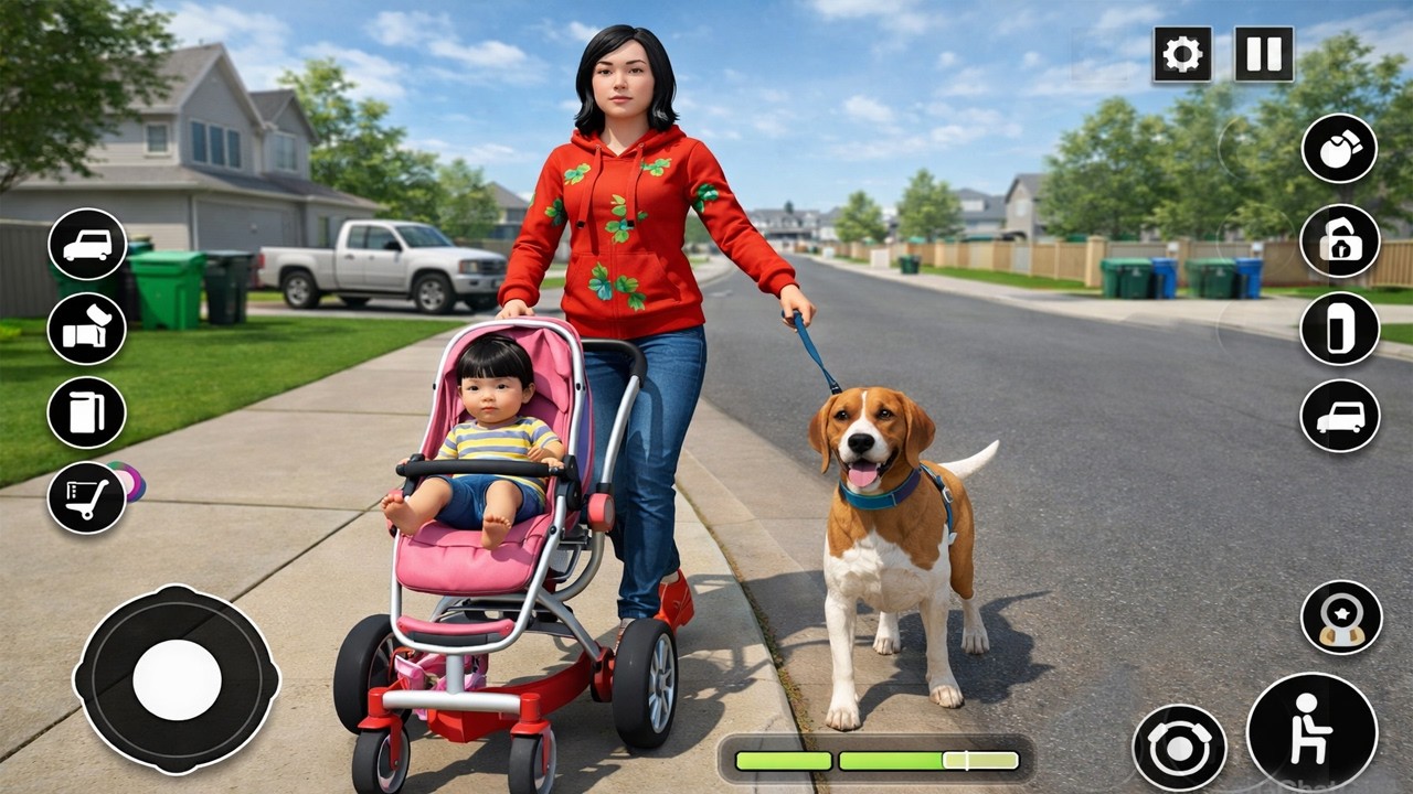 Anime Mother Happy Family Life #1 Gameplay Android | Realistic Family Simulator Game