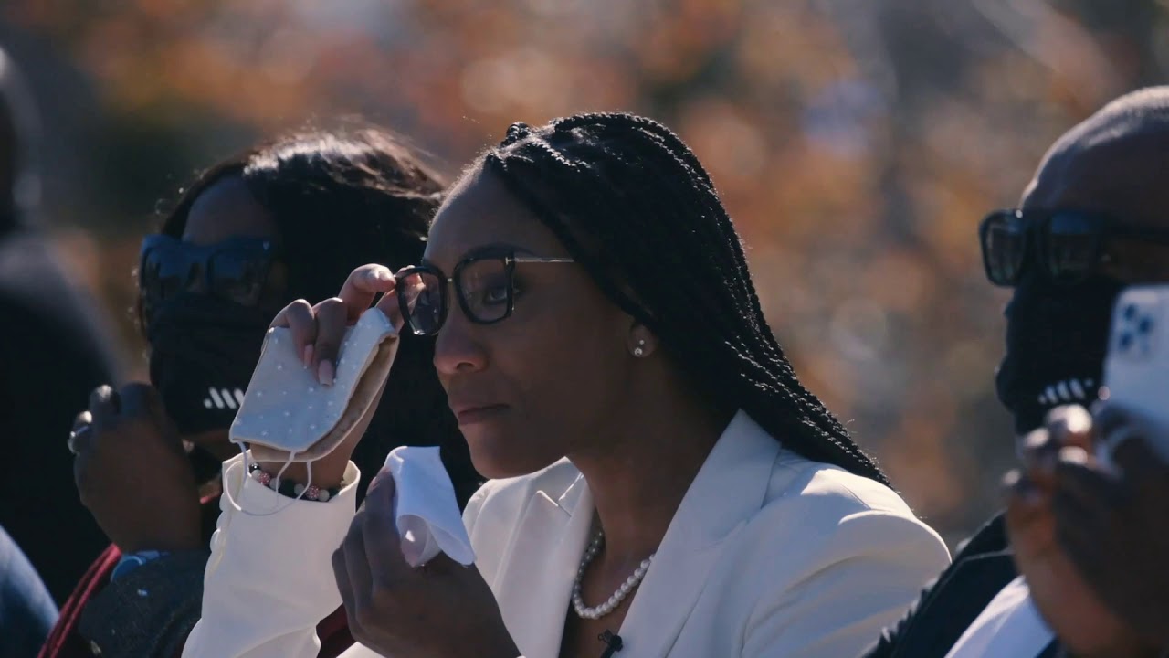 A'ja Wilson statue ceremony