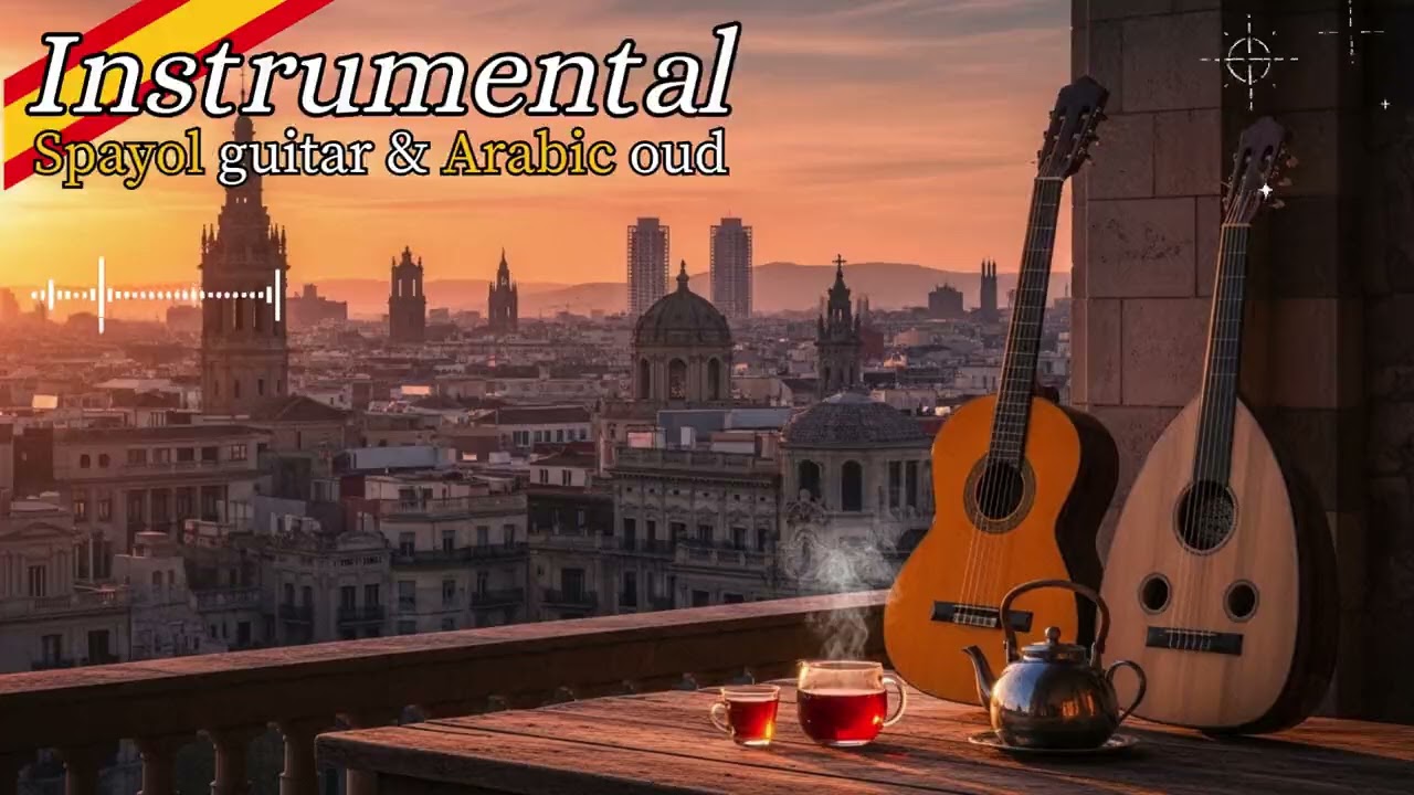 Spanish Guitar & Arabic Oud Instrumental – 1 Hour Relaxing Flamenco Fusion for Deep Focus