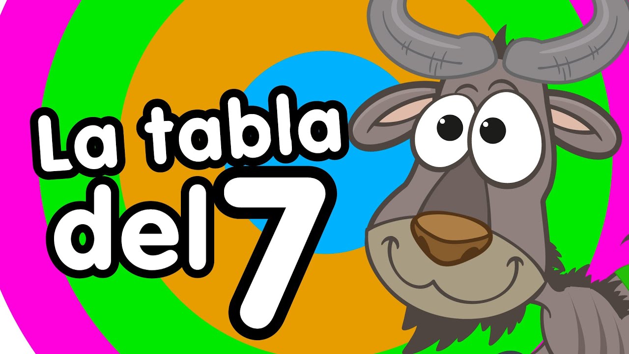 Tabla del 7 cantada - Canciones Infantiles - Canciones para niños -Doremila