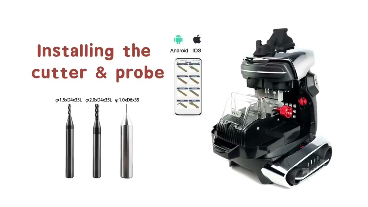 2M2 TANK 2 PRO User Guide: Three Steps to Start Key Cutting