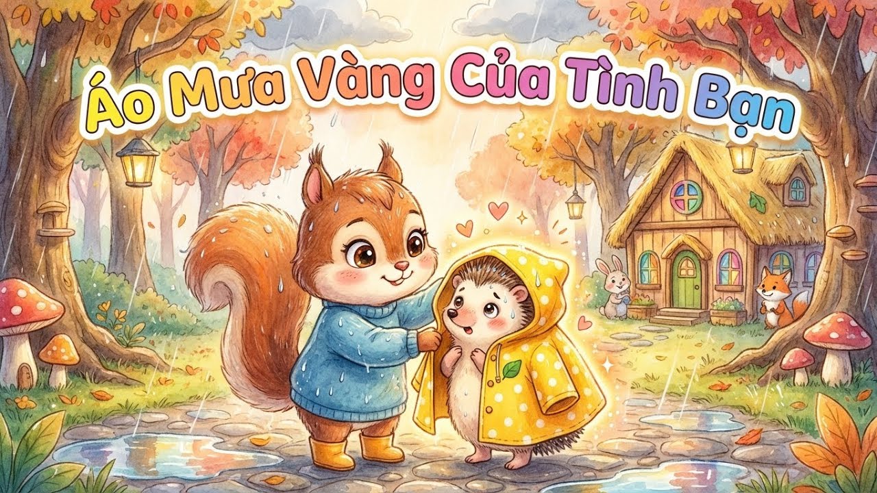 Sóc Ly Ly: Áo Mưa Vàng Của Tình Bạn | Truyện Thiếu Nhi (Tập 46)