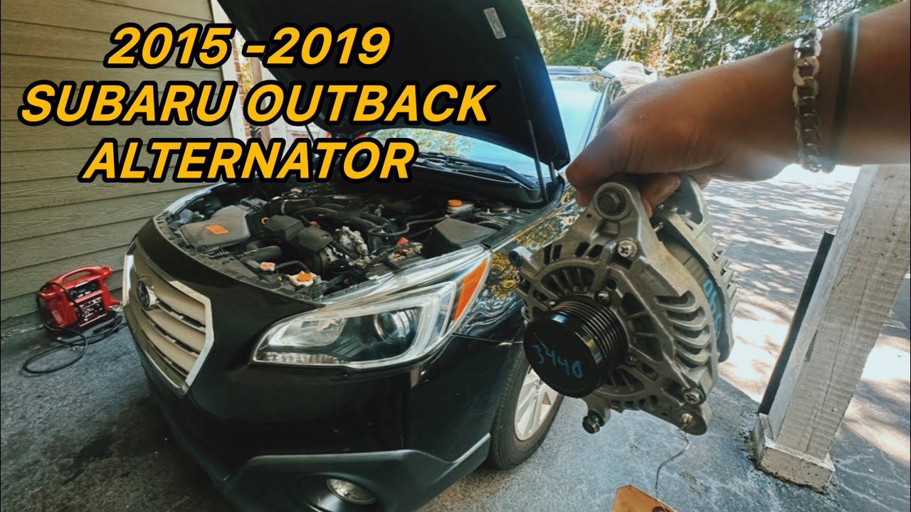 Замена генератора Subaru Outback 2.5L 2015-2019 ЛЕГКО ✅