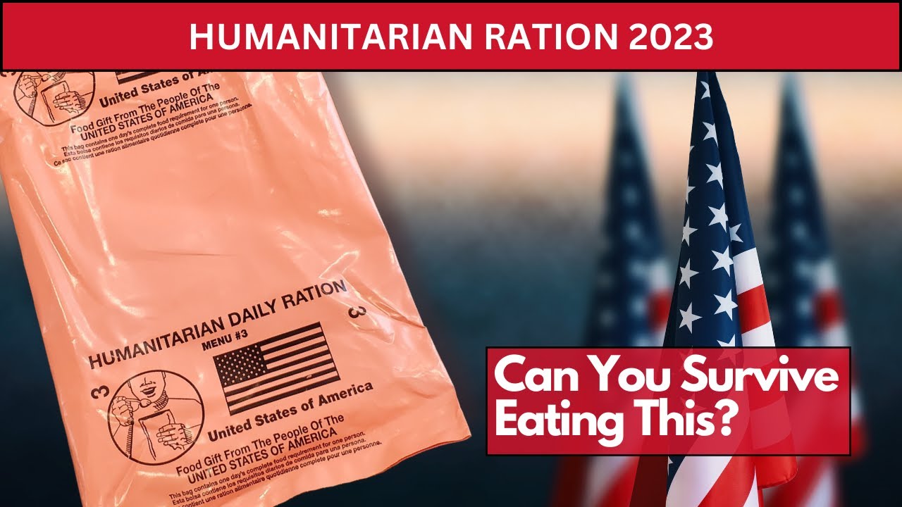 MRE | Upgraded Humanitarian Mre Menu For 2023 | Taste Test!