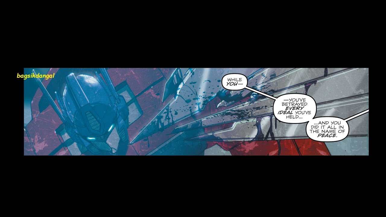 IDW:Optimus Prime Vs Prowl!From Transformers Volume 8!