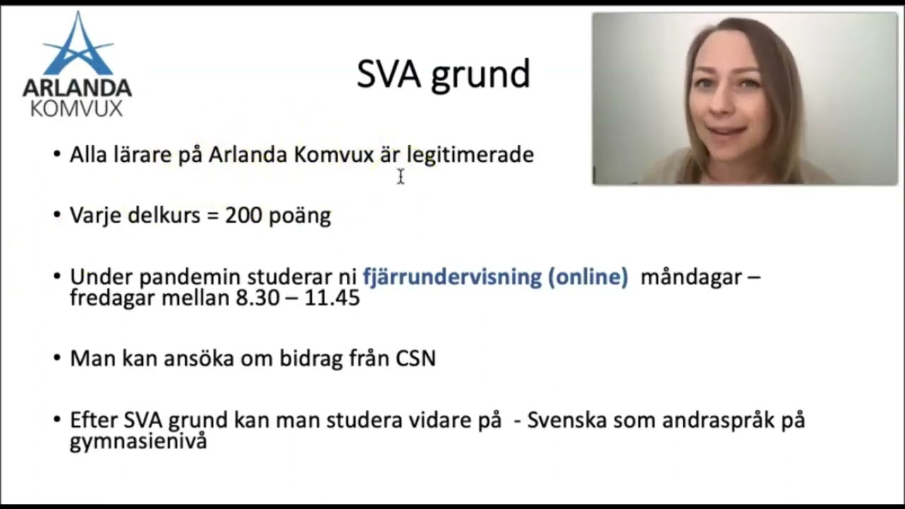 SVA grund Arlanda Komvux