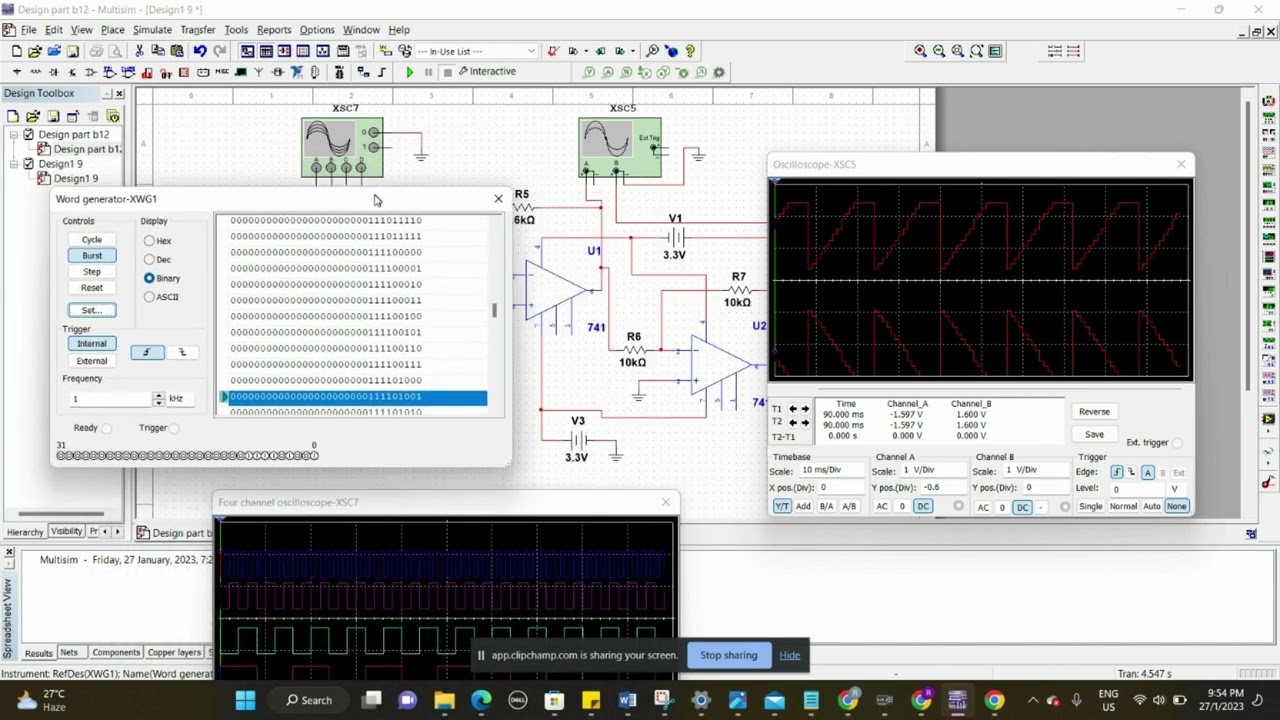Laboratory 7:Data Conversion Technique by using multisim