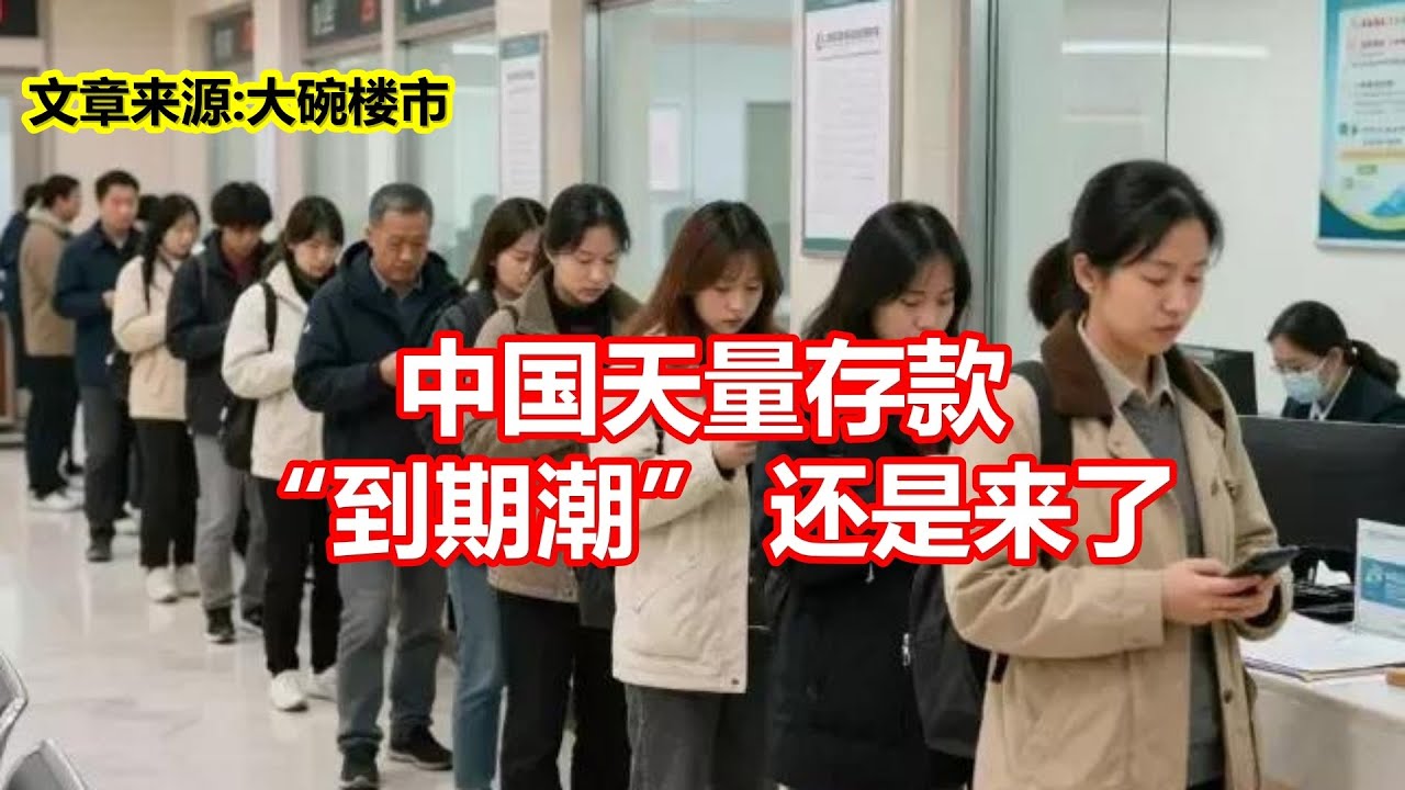 中国天量存款 到期潮还是来了