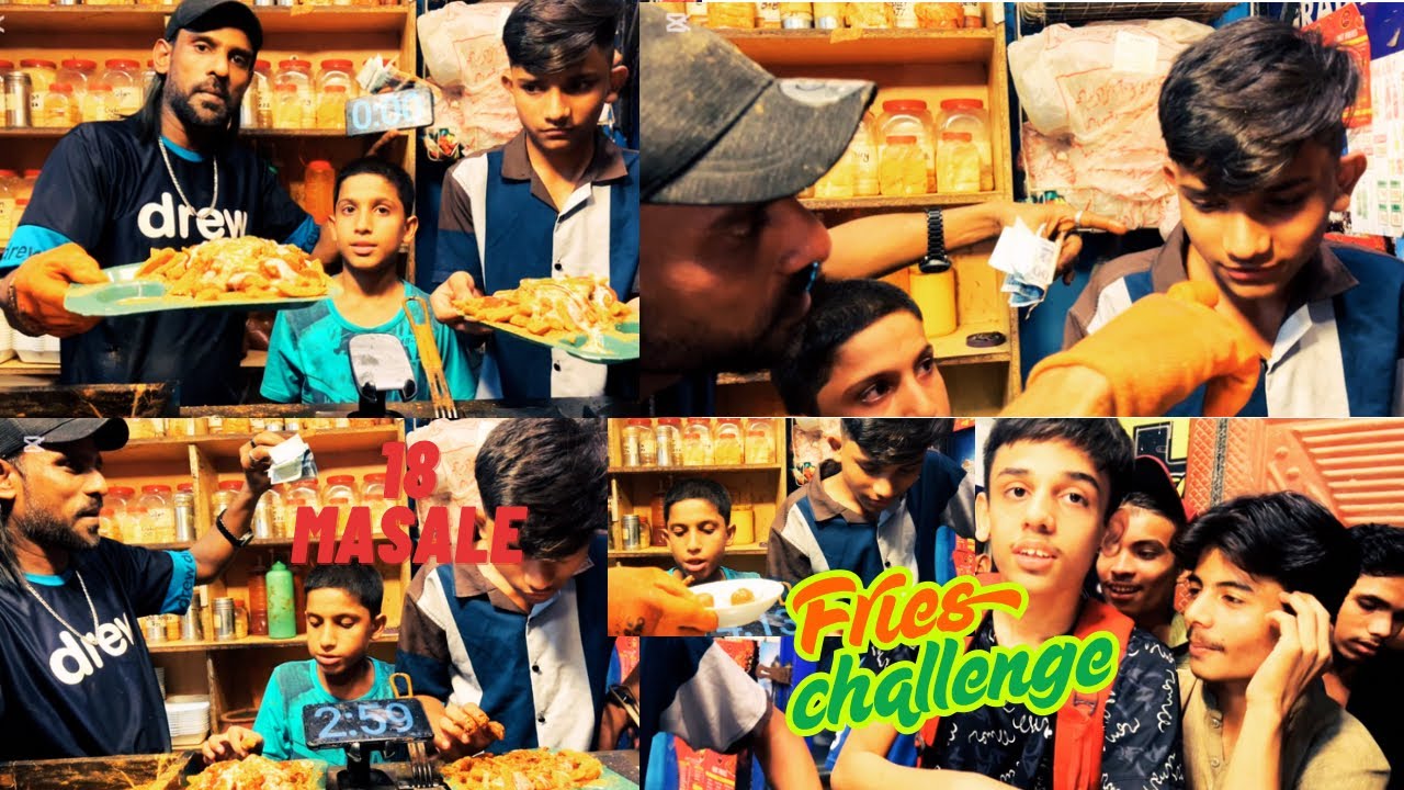 Double Trouble: 2 Boy 18 Masala Fries Challenge