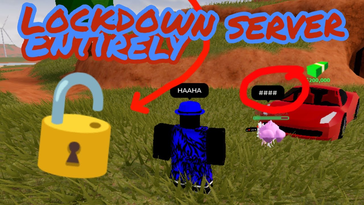 Can I LockDown this Entire Server ROBLOX Jailbreak