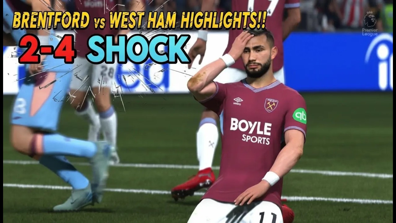 FC26 262 WEST HAM VS BRENTFORD HIGHLIGHTS!!😱 🔥2-4 SHOCK