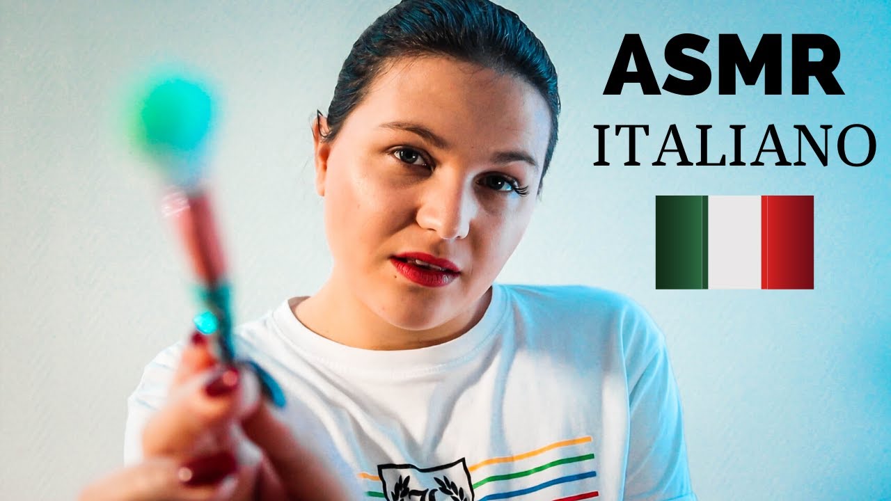 ASMR ITA 🇮🇹│RILASSATI CON ME 💤IL MIO PRIMO VIDEO ASMR IN ITALIANO (Face Brushing, Tapping...)