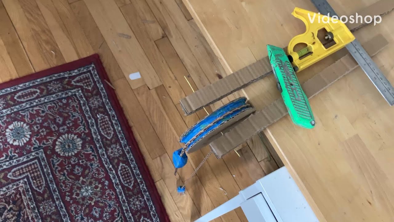 Cardboard pulley tutorial