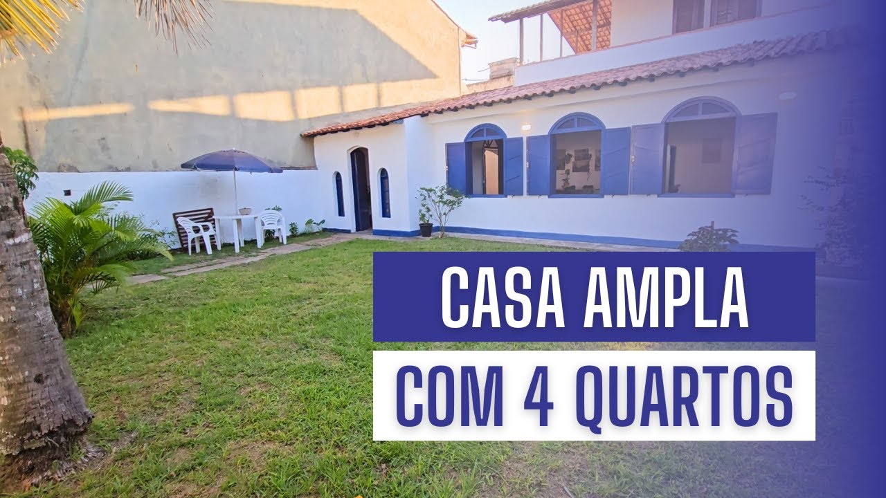 CASA DE 4 QUARTOS NA PRAIA DOS ANJOS | ARRAIAL DO CABO-RJ