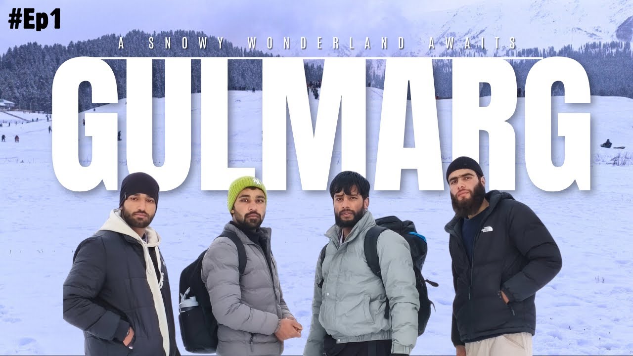 From Home to Gulmarg : Our Trek Tale || EP1 #gulmarg #snowfall  