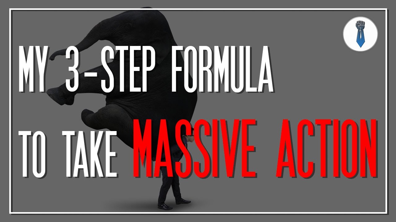 From Consumption to Production, my 3-Step Process to Take Massive Action