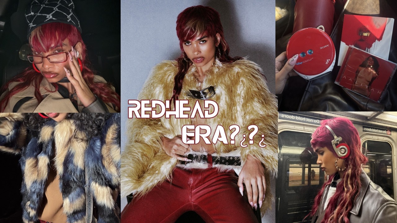 i became a redhead for a week...during NYFW