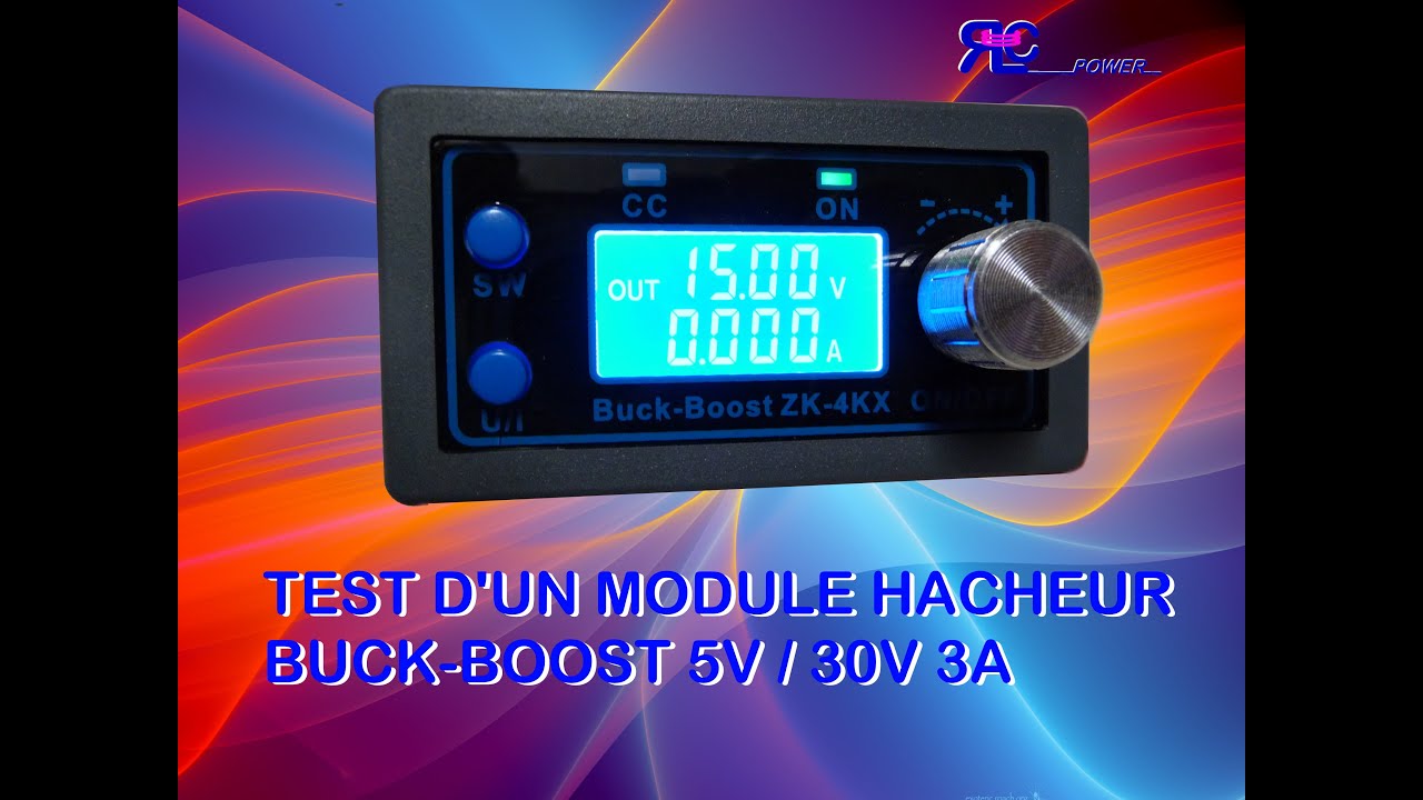 TEST D'UN MODULE BUCK-BOOST