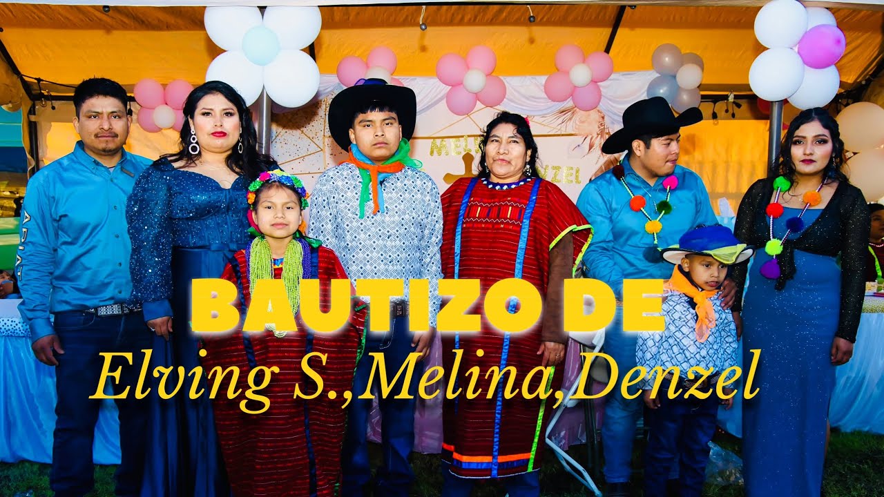BAUTIZO DE ELVING S  MERINO,MELINA MERINO Y DENZEL MERINO EN FAIRFIELD CA