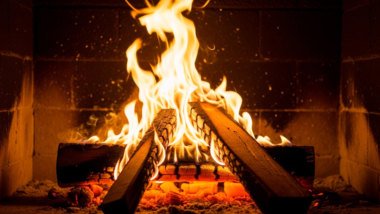 24/7 Soft Piano Music by the Fireplace 🎹🔥 Calm Ambience for Sleep, Relaxing, Studying & Healing