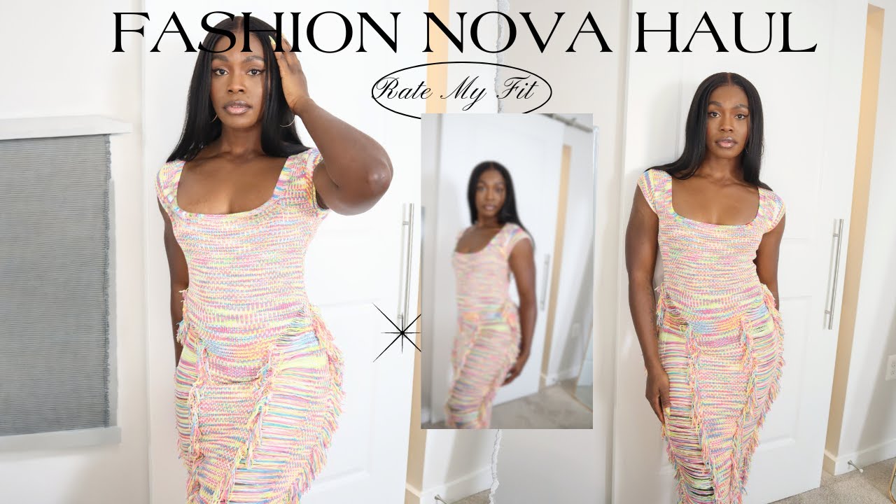 RATE MY FIT - A FASHION NOVA HAUL EDITION #taiyo #fashionnova #haul
