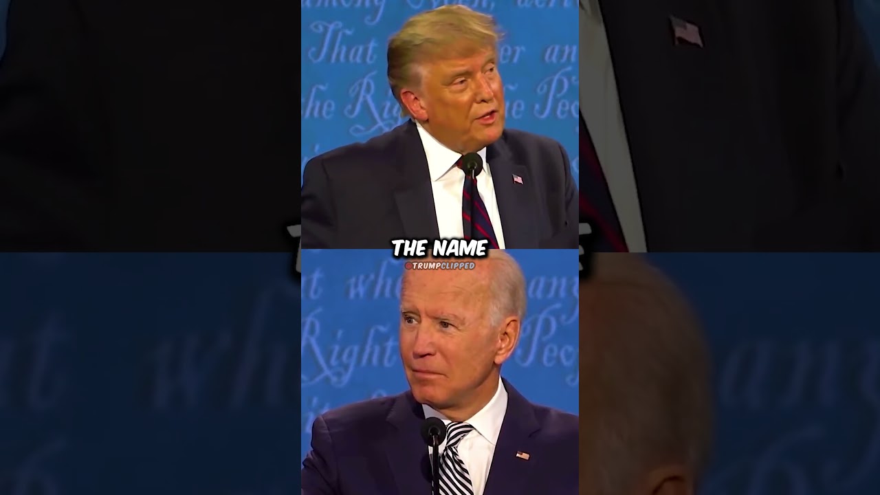 Donald Trump Roasting Joe Biden during Debate