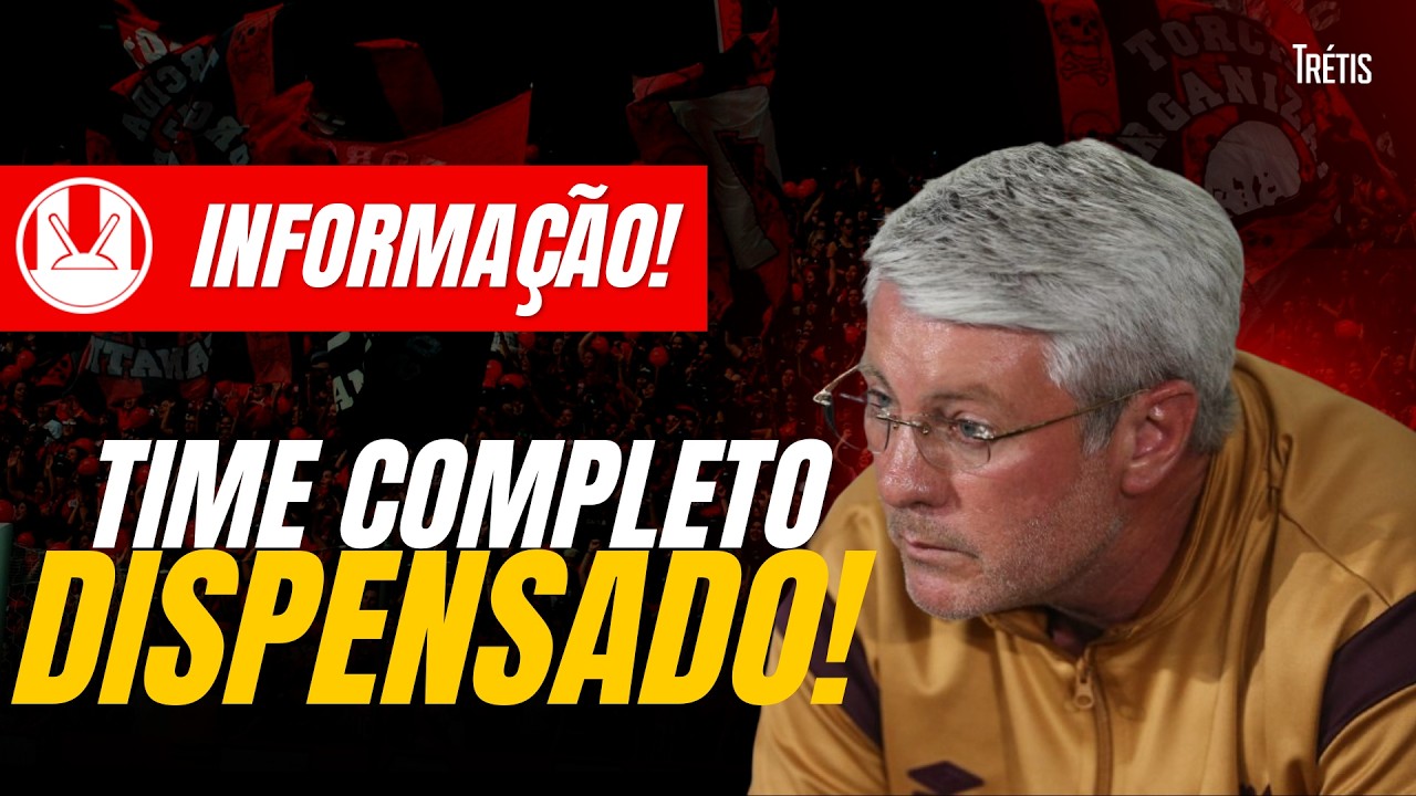 ATHLETICO DISPENSA TIME COMPLETO NA JANELA!