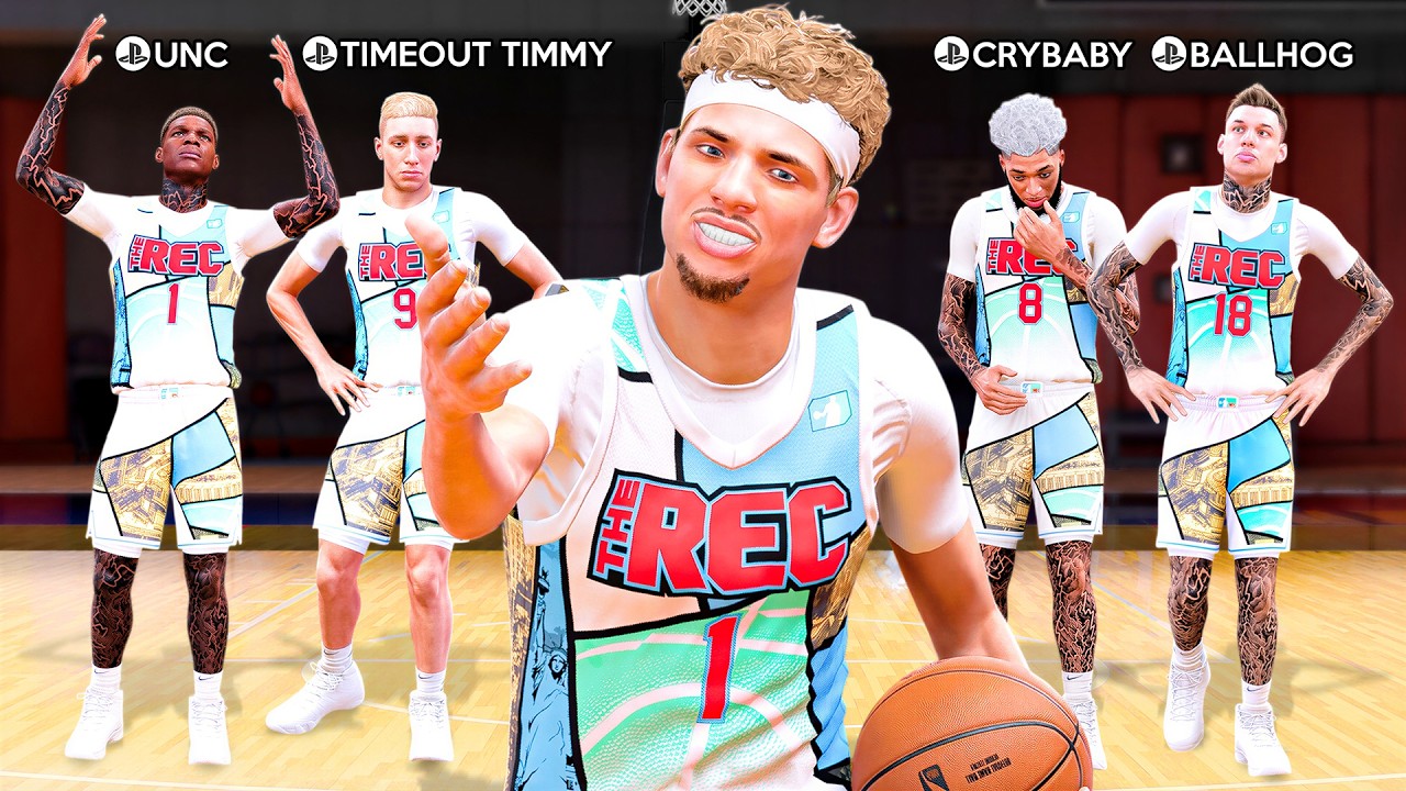 ХУДШИЕ ТИММЕЙТЫ В РЕЖИМЕ REC В NBA 2K26