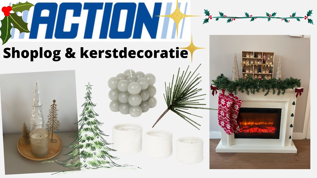 Action shoplog & kerst decoratie