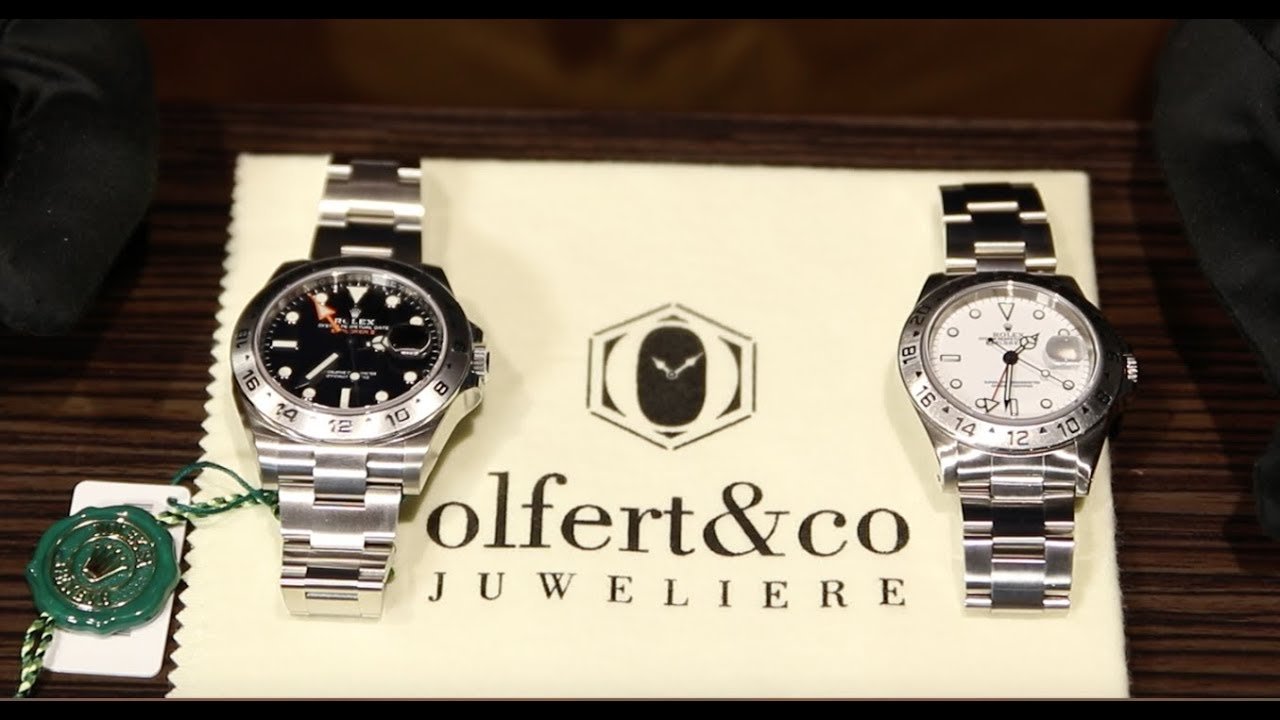 Rolex Explorer II 16570 vs. 216570 | Vergleich | alt vs. neu | Olfert&Co
