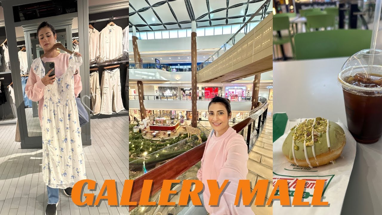 RIYADH GALLERY MALL visit | Delicious food | Cheap clothing stores | KRISPY KREME DONUTS 🤍