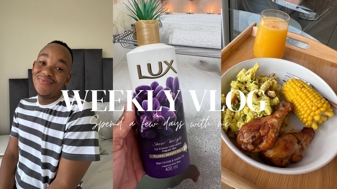 WEEKLY VLOG | Spend a few days with me | Cook with me | Skin care routine | South African YouTuber