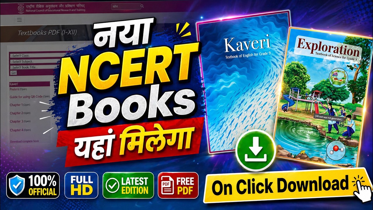 New NCERT Books 2026 | Class 9 All Subj FREE PDF Download (Official Website) | Exploration Science.